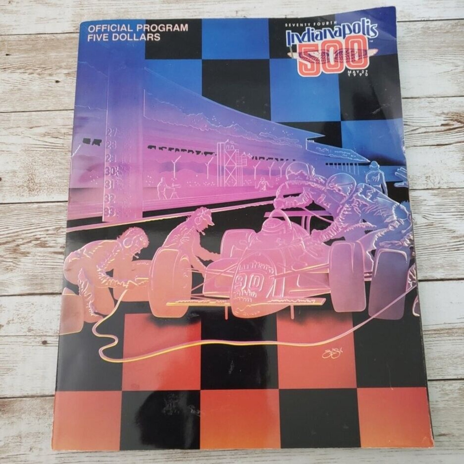 Indianapolis 500 Seventy Fourth Indianapolis 500 May 27 1990 Official Program
